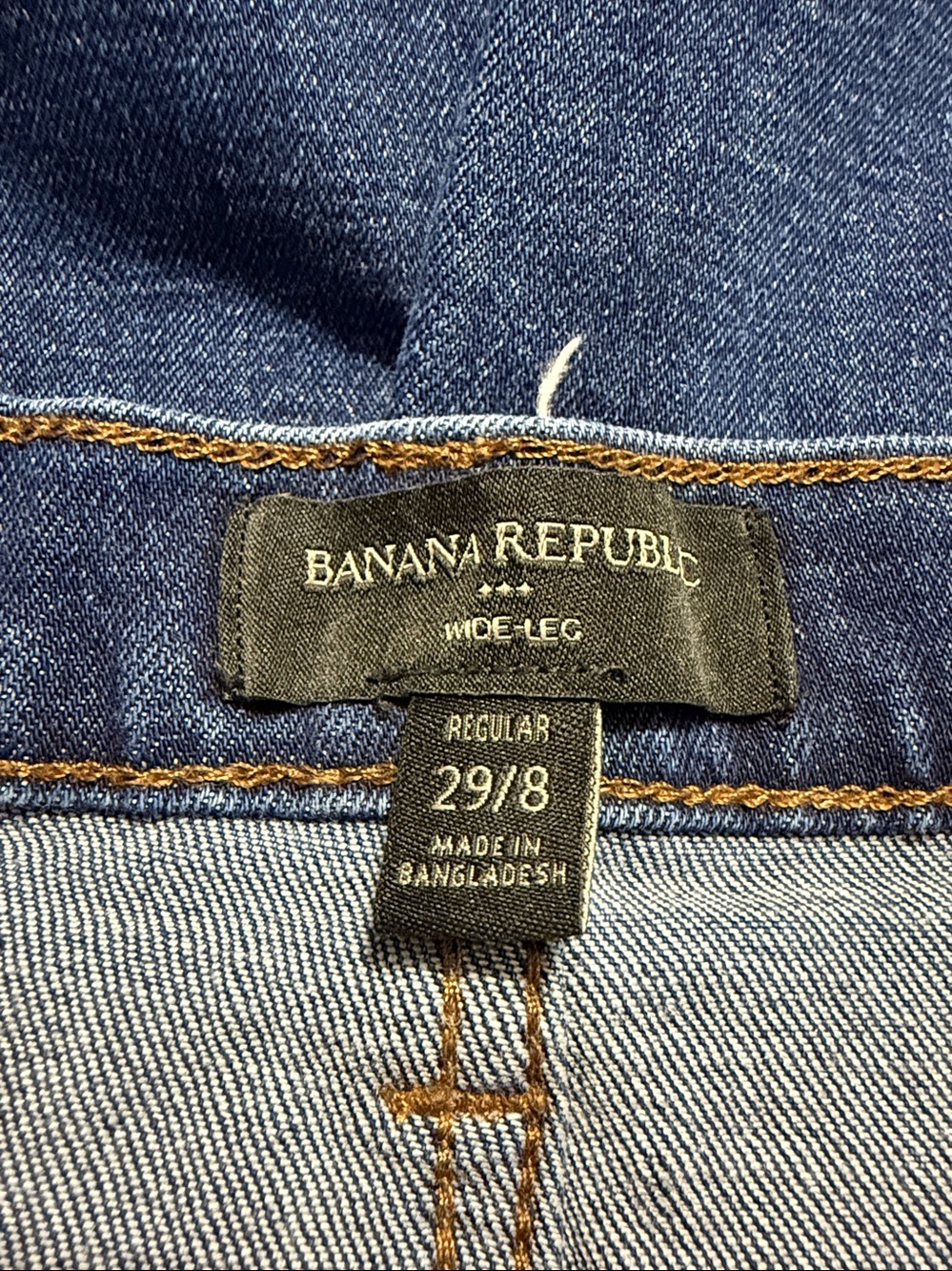 Banana Republic Factory High Rise Pleated Wide Leg Size: 29/8 Inseam: 26.5” - Picture 6 of 8